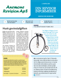 Anemone Revision informerer - 2. kvartal 2018